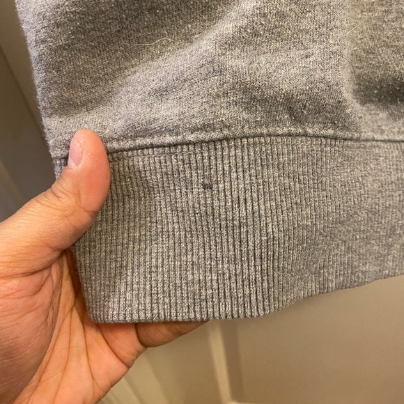 Gray Quarter Zip with Kentucky Outline - Picture 5 of 6